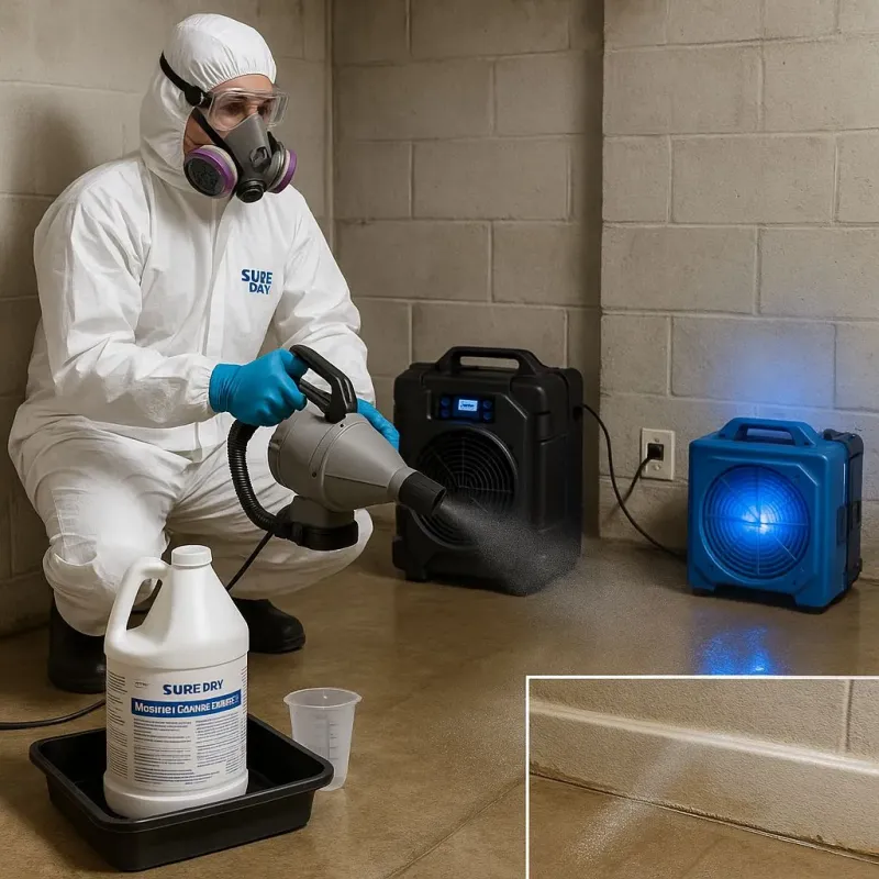 Sanitization and Odor Removal process in Williamston, MI