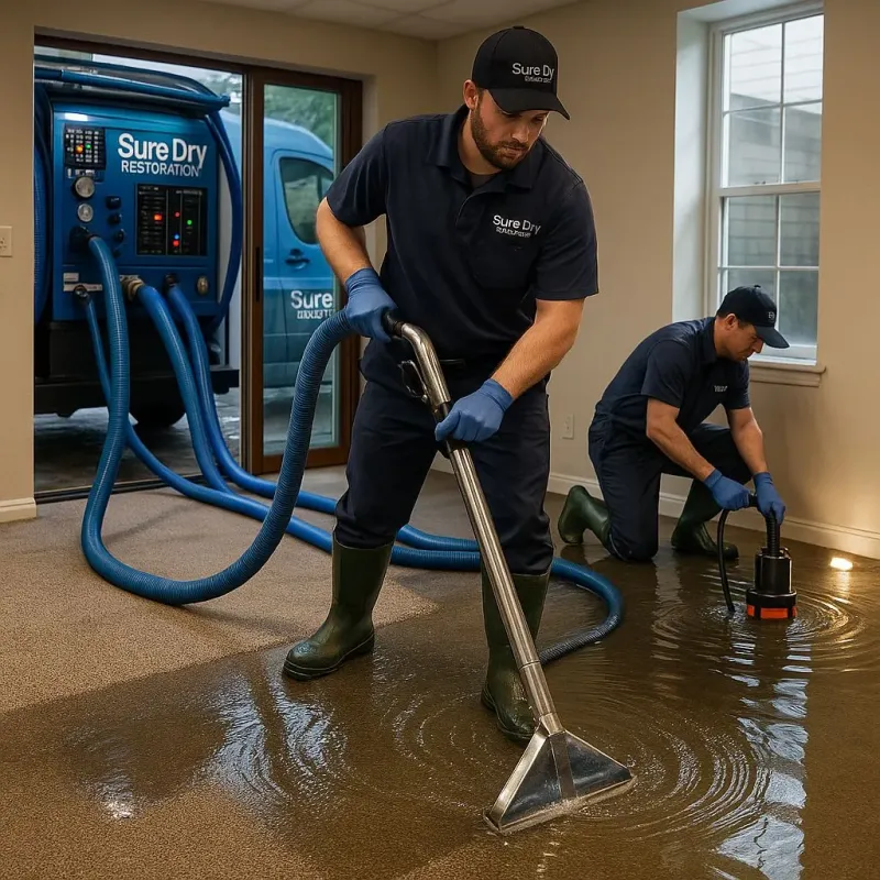 Water Extraction and Removal process in Williamston, MI